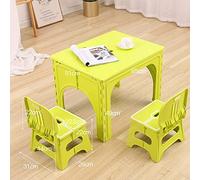 ZH Table et chaises d'enfants se Pliant, Table Pliable portative d'activité de Enfant, Ensembles de Table Plastique et 2 chaises pour Filles de garçons