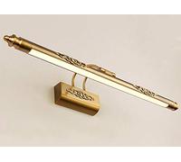 ZH-VBC Applique Murale, Métal Miroir Salle de Bains Lumière LED avec Tête de Lampe Pivotante, Applique Murale Salle de Bains Dore pour Chambre Intérieur Éclairage Salle de Bain,warmlight-70cm