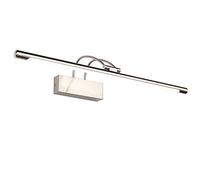 ZH-VBC Luminaire Salle de Bain 45cm/55cm/65cm/75cm Applique Salle de Bain LED Miroir Lampe, Bras Pivotant à 180 ° pour Régler L'éclairage, pour éclairage Intérieur, Warmlight,nickel-75cm