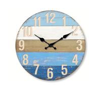 Zh3sPd7kH Horloges murales Horloge Murale en placage de Bois, silencieuse et sans tic-tac(14 inch)