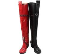 zhacos EEGzha Cosplay bottes botte chaussures chaussure made for Batman Harley Quinn long