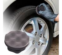 Zhadyu Applicateur de Brillance des pneus, Pad de l'applicateur de | Éponge de Retrait des pneus de véhicule - Tampons de Polissage à Main Polyvalent, Outil de Nettoyage Automobile pour