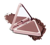 Zhadyu Bronzeur Maquillage | Bronzeur Poudre Visage - Fard à Joues Compact Triangulaire Texture Mate Palette Bronzage Visage Corps