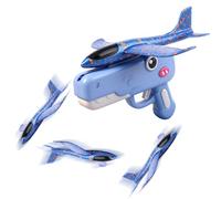 Zhadyu Catapulte pour Avion Planeur - Émetteur d'avion en Forme de Dinosaure,Planeur Jouet à catapulte,Idéal pour Le Jardin, l'extérieur ou Un Anniversaire