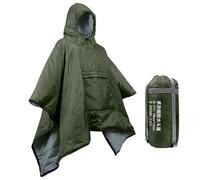 Zhadyu Couverture Portable pour Le Camping,Imperméable et Coupe-Vent | Poncho Sac de Couchage Extérieur,pour Excursion Randonnée Escalade Aventure Adultes Adolescents Enthousiastes de Sport