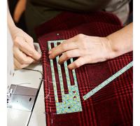 Zhadyu Gabarits,Fournitures de Imprimées Citron et Précises,Règle en Acrylique pour Gabarit de Poche à Fermeture Éclair | Pour Mère Débutants Professionnels Enthousiastes