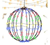 Zhadyu Guirlande Lumineuse Sphère Noël | Guirlande Sphère Noël Extérieur | Décoration Fête Arbre Intérieur Extérieur Jardin Patio Nuit