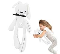 Zhadyu Jouet De Sommeil Pour Bébé | En Peluche Éléphant Et Lapin | Peluche Apaisante Aide au Sommeil pour Bébé - pour le Voyage la Chambre le Berceau la Nuit la Chambre d'Enfant la