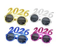 Zhadyu Lunettes de Fête 2026,Accessoires Décoratifs pour Lunettes | Accessoire Cosplay 2026,Pour Et Adultes Fête De Bureau Nouvelle Année Séance Photographique Rassemblement Cinéma Cosplay