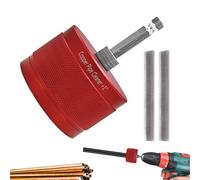 Zhadyu Metal Copper Pipe Cleaner - Brosse De Nettoyage Pour Rouille Avec Perceuse,Nettoyeur Professionnel Pour Tuyaux De 12mm 19mm 25mm Pour Maison Garage Atelier Industrie Électricien