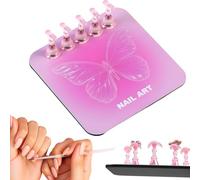 Zhadyu Porte-ongles en acrylique,pour Exposition des Outils de Peinture et Fournitures,Support de pointes d'ongles acryliques - Pour la maison salon de beauté voyage école d'art appartement fêtes