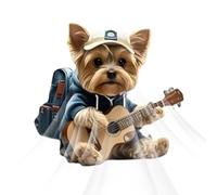 Zhadyu Purificateur d'Air Clip Ventilation Voiture - Diffuseur Drôle Plat En Acrylique,Décoratif Au Parfum Chien Pour Trajet Quotidien Vacances Été Camionnette Voiture Maison