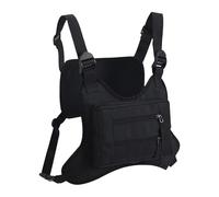 Zhadyu Sac de Poitrine Running | Poche De Gilet Imperméable Stockage Supplémentaire | Sac pour Course À Pied - pour Hommes Moto Sports Plein Air Téléphone Entraînement Randonnée Cyclisme
