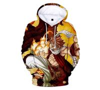 ZHAHOL Sweat Unisexe 3D Anime Hoodie Automne Et Hiver Fairy Tail Sweatshirt Garçons Et Filles Pullovers