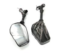 zhaichuhuozuiduo Rétroviseurs Latéraux Mo&to 8 Mm 10 Mm, Motif Tête De Mort, Griffe, Clignotants LED Ambre, Universels, pour Har&Ley