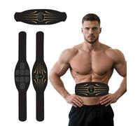 Zhailyn Ceinture Abdominale Electrostimulation, EMS Electrostimulateur Musculaire 10 Modes et 30 Intensités,Stimulateur Musculaire Femme Homme Entraînement Abdominal Rechargeable USB Rechargeable