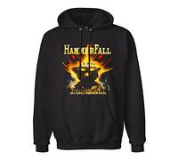 ZHAIMAORIJI Hammerfall We Make Sweden Rock Hoody Unisex Ptinted Hoodies Long Sleeve Men's Hooded with Pocket Black L