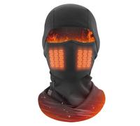 Zhajipai Cagoule Chauffante, Cagoule Hommes Hiver, Chapeau Chauffant Électrique, Couvre Chef Chauffant Coupe Vent, Réglable À 3 Températures, pour Le Cyclisme De Moto