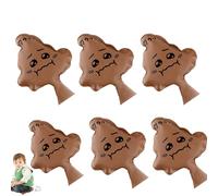 Zhajipai Lot de 6 Coussins pentants pour, Jouets interactifs, Auto-gonflables, 14 x 11 cm, pour Halloween, Camping, école, lit, Voiture