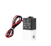 ZHAJNG Électrovanne en laiton normalement ouverte 12 V, 24 V, 110 V, 220 V, 380 V, 1/8, 2 voies, vannes pneumatiques for eau, air, gaz, deux voies(24V)