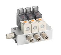 ZHAJNG Électrovanne micro 101-110V-4, pression positive, pression négative, universelle, deux positions, trois normalement fermées(7 Stations)