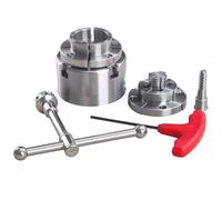 ZHAJNG Jeu de mandrins à spirale for tour à bois MWLC70HK 70 mm, 4 mors autocentrants de 2,75 pouces (70 mm), M18 x 2,5/1 pouce x 8 TPI, for machines-outils à bois