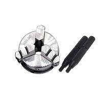 ZHAJNG K01-63 80 K02-50 63 80B K01-50 Mandrin de tour à 3 mors et 4 mors, bielle M14x1, autocentrant, mini, for le travail du métal et du bois(K01-50)