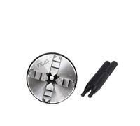 ZHAJNG K01-63 80 K02-50 63 80B K01-50 Mandrin de tour à 3 mors et 4 mors, bielle M14x1, autocentrant, mini, for le travail du métal et du bois(K02-63)