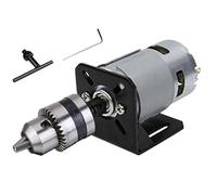 ZHAJNG Mandrin de perceuse miniature à courant continu 775 V, 12 000 tr/min, for tour, presse et fraiseuse. Support de montage inclus.(775 Motor B12 Chuck)