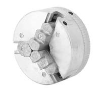 ZHAJNG Mandrin de tour manuel à 3 mors Z011, en acier à haute teneur en carbone, autocentrant for mini-perceuse.(4 Jaws kits E)