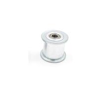 ZHAJNG Poulie de distribution HTD3M 18 dents, tendeur de galet, compatible avec courroie de 6 mm de large, avec guide de roulement et poulie de régulation(Bore 5mm NO Teeth)