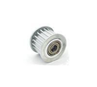 ZHAJNG Poulie tendeur 5M-30T 30 dents HTD5M for courroie de largeur 25 mm, roue tendeuse avec guide de roulement 30 dents 30T(Bore 6mm With Teeth)