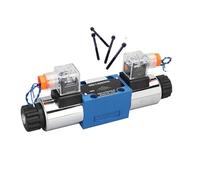 ZHAJNG Vanne de régulation de direction électromagnétique hydraulique série DC24 DSG-02, électrovanne directionnelle à 2 voies 4WE6(4WE6H6X)