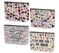 ZHAMEN - Trousse de maquillage pour femme, motif magicien, souris, chat, cadeau pour femme, Multicolore 1303, 10"x 7"x 2.5"