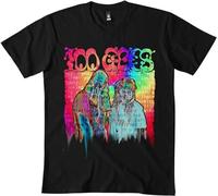 Zhan Zai All 100 Gecs of The Rainbow Slim Fit T-Shirt Black 3XL