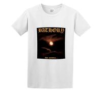 Zhan Zai Bathory The Return Trash Casual Round Neck T Shirt White L