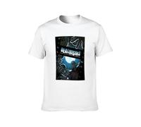Zhan Zai Dead Rising Casual Round Neck T Shirt White L