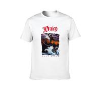 Zhan Zai Dio Holy Diver Casual Round Neck T Shirt White L
