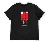 Zhan Zai Good Come Interpol Band T-Shirt Black S