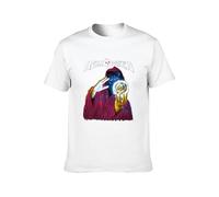 Zhan Zai Helloween - Keeper of The 7 Keys Casual Round Neck T Shirt White XL