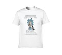 Zhan Zai Lets Do It The Dumbest Way Possible Comedy Fathers Day Casual Round Neck T Shirt White S