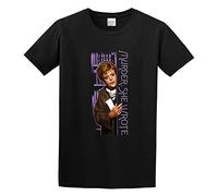Zhan Zai Murder She Wrote Angela Landsbury Men Simple Tshirt Black S