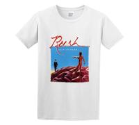 Zhan Zai Rush Hemispheres Brain Album Cover Art Casual Round Neck T Shirt White S
