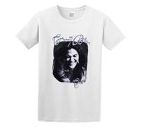 Zhan Zai Tommy Bolin Teaser Casual Round Neck T Shirt White L