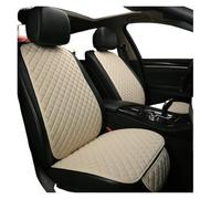 ZHANFEIS pour Nissan X-Trail pour Qashqai pour Rogue Sport pour Bluebird pour Murano pour Juke pour Leaf Housse Siège Lin Coussin Universel Housse Siège Voiture Universelle(F Beige 4 PCS)