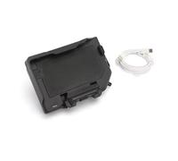 ZHANFEIS Support Téléphone Moto Support Téléphone GPS Chargement sans Fil pour Moto Support Navigation pour BMW C400GT R1150RT S1000XR S1000RR F900R F900XR R18 K1600GT(Wireless- White Line)