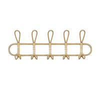 zhangaoyo Porte-manteau mural en rotin avec 3 crochets ou 5 crochets