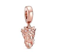 ZHANGCHEN New York Statue de la Liberté 925 Perle en Argent Sterling à la Mode Femmes Charme Cadeau Bijoux à bricoler soi-même