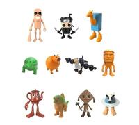 zhangfuyun Tung Tung Tung Sahur Figurines, Tralala Figurines de tralalero, Italian Brainrot Toy imprimé en 3D, Figurine de Collection, pour la Collection et la décoration