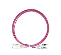 ZHANGGH Câble de raccordement OM4 1-100M LC-LC duplex 10 Gigabit multimode DX SC FC ST Câble d'extension à fibre optique double cœur MM SC-LC FTTH Jumper (100 m, SC-ST)